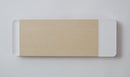 Supporto Monitor da Scrivania 56x20x5,7 cm con Entrata USB e Base di Ricarica Wireless Bianco