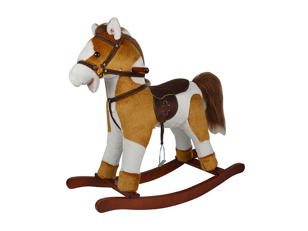 sconto Cavallo a Dondolo per Bimbi con Suoni Altezza 46 cm Fulmine