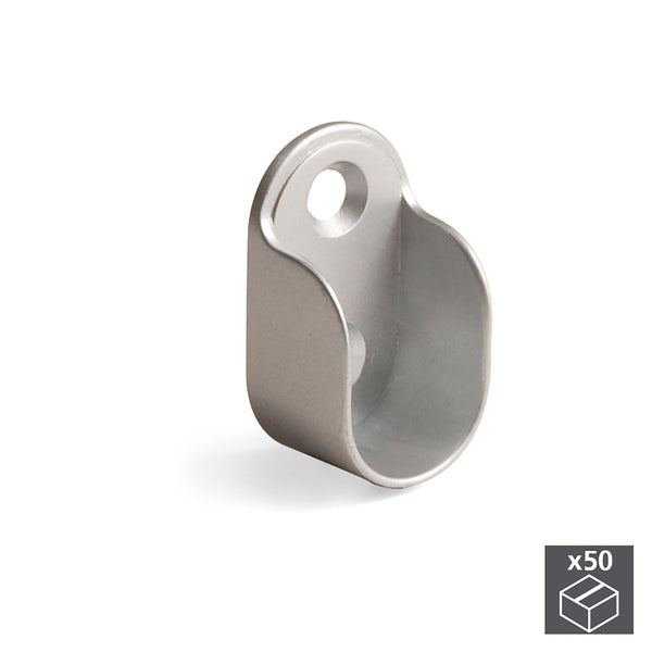 Emuca Support de cintre Zama gris métallisé 50 pièces sconto