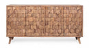 Credenza 4 Ante 177x40x90 cm in Legno Marrone