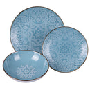 Servizio Piatti 12 Pezzi in Gres VdE Tivoli 1996 Baku Ocean