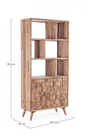 Libreria 2 Ante 89,5x40x192h cm Kant 