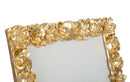 Cornice Mixy 19,3x2,3x24,5 cm in Poliresina e Vetro Oro