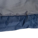 Cuccia Letto da interno per Cane Gatto con Cuscino Grigio blu 75x60x20 cm 