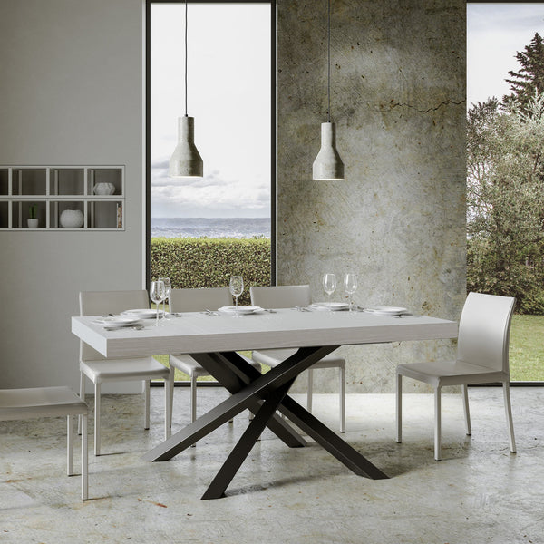 acquista Tavolo 180x90x77 cm Volantis Fix Bianco Frassino