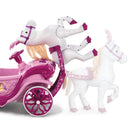 Carrozza Elettrica per Bambine 132x72x87 cm 7,2V con Licenza Disney Princess