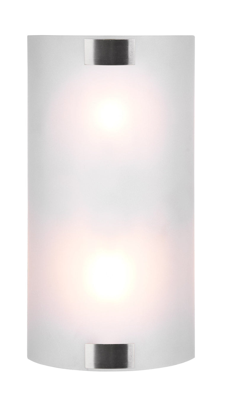 Applique da Interno Attacco E27 in Metallo Nickel Opaco