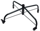 Base per Albero di Natale 60 cm in Metallo con Ruote Nero