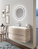 Mobile Bagno Sospeso 91,5cm TFT Swing Rovere Bianco 3S