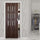 Porte pliante d'intérieur 88,5x214 cm en PVC avec verre Saba Jasmine Mansonia Noyer