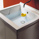 Mobile Lavatoio 83x60x87 cm 2 Ante Asse in Legno Montegrappa Acqua Edilla Bianco