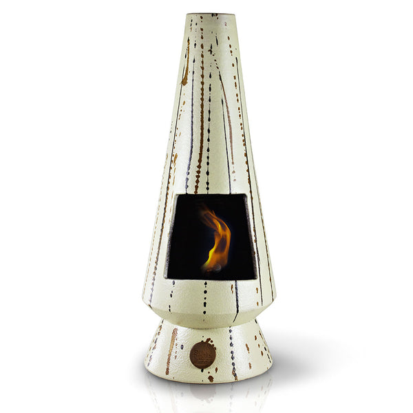 Cheminée au Sol en Céramique au Bioéthanol 28x70 cm Ferazzoli Low Tree Ivory Sketches sconto