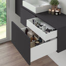 Kit Cassetto per Cucina o Bagno Vertex H178 mm con Pannelli Inclusi Larghezza 450 Bianco Emuca