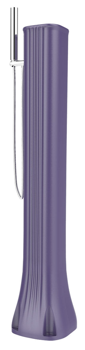 Mini Doccia Solare da Giardino Lavapiedi Miscelatore e Doccetta Mobile Arkema Happy Go Viola