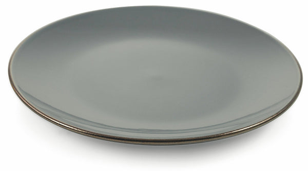 sconto Set de 6 assiettes plates Ø26,5x2,5 cm en Gres VdE Tivoli 1996 Royal Passion Dark Grey