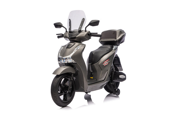Scooter Elettrico per Bambini Licenza Ufficiale Honda SH125 12V con Ruote EVA e Sedile Pelle Grigio sconto