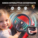 Auto Cavalcabile per Bambini 18-36 Mesi Licenza Porsche 63x28,5x38 cm con Clacson Fari Suoni in PP Rosso      
