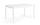 Tavolo Allungabile da Giardino 135-270x90x75h cm Pelagius Bianco