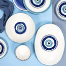 Set 6 Piatti Piani Ø25,5x2 cm  in Dolomite VdE Tivoli 1996 Occhio Marino