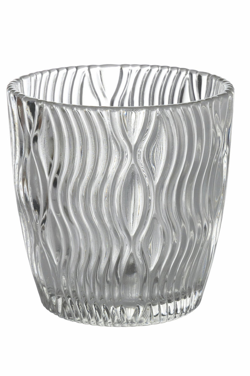 Set 6 Bicchieri Acqua in Vetro 325 ml Villa d'Este Home Tivoli Waves