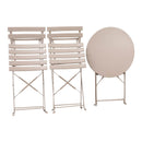 Set Tavolino e 2 Sedie Pieghevoli da Giardino Teresa Talpa