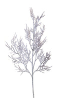 Set 12 Rami Spoglio con Neve 89 cm Grigio/Marrone