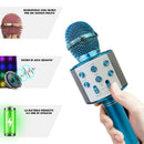 Microfono wireless hifi speaker registra e ascolta le tue canzoni Celeste