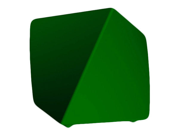 Vaso 45x45 cm in Resina Arkema Twisty Vase Verde Scuro acquista