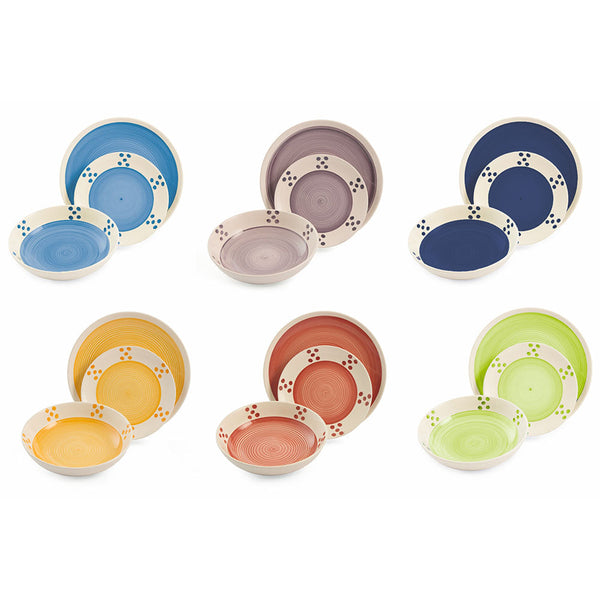 sconto Service de table 18 pièces en grès VdE Tivoli 1996 Salento