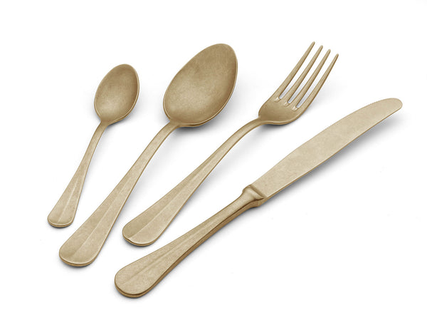 online Ménagère Service 24 Pièces en Acier 18/10 PVD Eme Royal Retro Doré