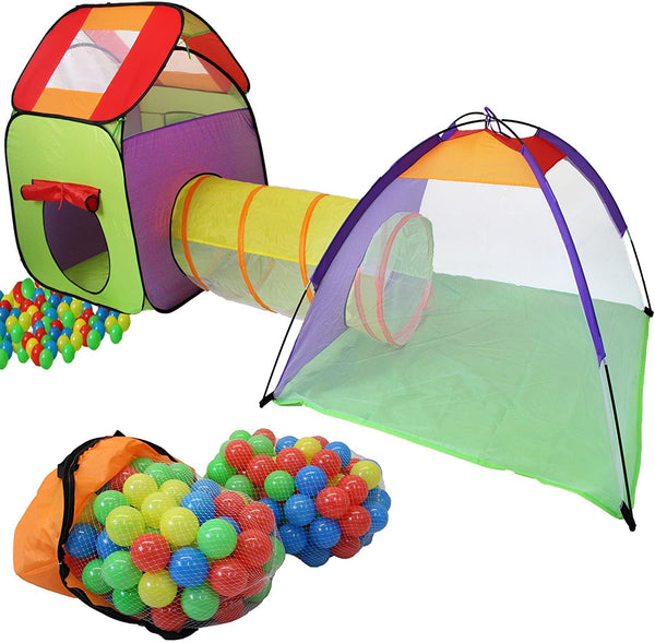 prezzo Tente Igloo pour Enfants avec Tunnel et 200 Balles