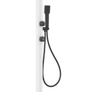 Doccia da Giardino in Alluminio Soffione I-switch Quadrato con Termometro LCD Sined Luna Alu D Bianco 