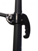 Ombrellone da Giardino Mercurio Decentrato 3x3 m in Alluminio Nero Telo Beige