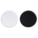 Set 4 Piatti Pizza Ø32x1 cm  in Ceramica VdE Tivoli 1996 Colours Bianco e Nero Lucido