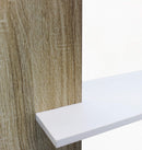 Libreria Alisha 90x23,5x180 h cm in Truciolare bilaminato Bianco