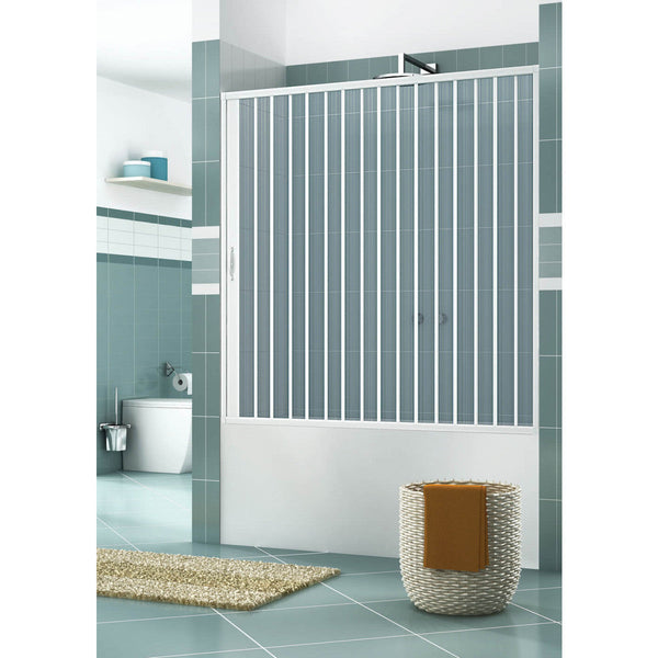 sconto Cloison Pare-baignoire 1 Côté 1 Porte Pliante Ouverture Latérale En PVC H150 Caldoni Stjerne