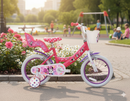 Bicicletta per Bambina 14"" 2 Freni Disney Minnie Rosa