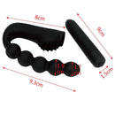 Vibratore Anale 10 Velocità in Silicone Forlove Xena Nero