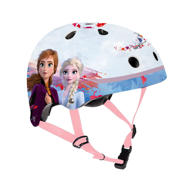 online Casque pour fille taille 53-55 cm avec trous d'aération sous licence Disney Frozen