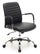 Chaise de bureau opérative en similicuir noir