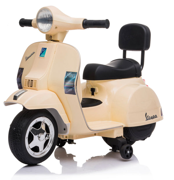 Piaggio Mini Vespa PX150 Elettrica 6V per Bambini Crema sconto