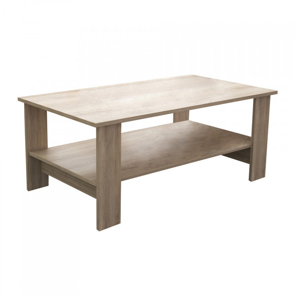 Table basse Match 100x55x41 h cm en aggloméré bilaminé chêne clair acquista