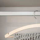 Set 2 Bastoni Appendiabiti per Armadi Ovali 140 cm in Alluminio Emuca Anodizzato opaco