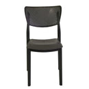 Sedia 44x53xh84 cm in Polipropilene Alezio Antracite