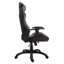 Sedia da Gaming Ergonomica in Similpelle  Marrone e Nero