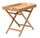 Table plateau pliante Zeus 64x40x52 cm en bois naturel