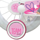 Bicicletta per Bambine 12" Barbie Freno Caliper e Stabilizzatori in Acciaio Hi-Ten Rosa      
