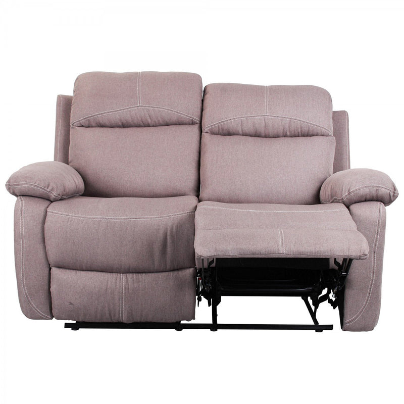 Divano 2 Posti in Tessuto Tortora