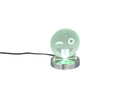 Lampada tavolo da Interno a LED in Metallo Cromo
