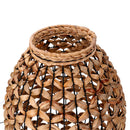 Lampada in rattan naturale con attacco cm ø29xh51,5